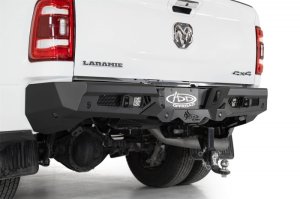 Ram 3500 Rear Bumper - Addictive Desert Designs - Bomber HD - Hammer Black with Satin Black panels - `19-`20 Ram 3500 Rear Bumper - Addictive Desert Designs - Bomber HD - Hammer Black with Satin Black panels - `19-`20